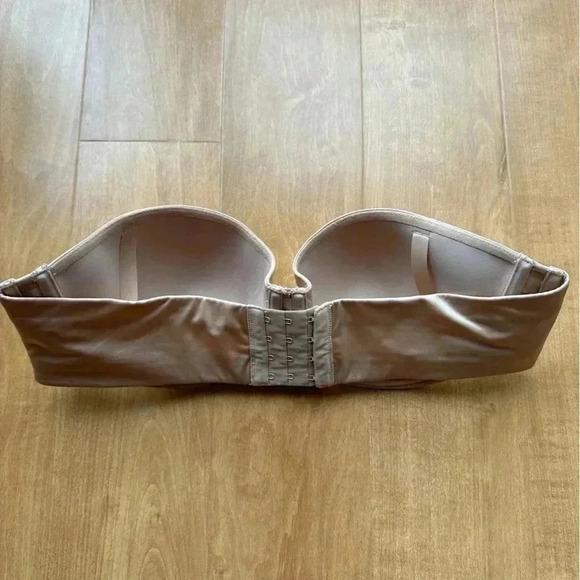 Savage x Fenty Core Microfiber Strapless Bra, Honey Nude, Size 38B - Picture 4 of 16